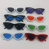 Colorful Cateye Sharp Corner Retro Sexy Sunglasses
