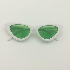 Colorful Cateye Sharp Corner Retro Sexy Sunglasses