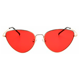Colorful Sharp Round Grunge Sunglasses