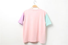 Colorfull Pocket Caramel Soft Tshirt