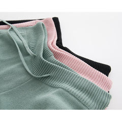 Pantalones cortos holgados con cintura elástica y estética pastel