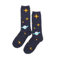 Cosmic Planets Stars Cotton Socks