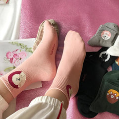 Cute Cartoon Animals Cotton Socks