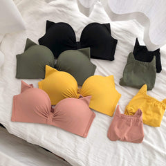 Süßes Push-Up-Set mit Katzenohren