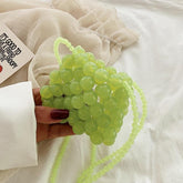 Lindo mini bolso bandolera con cuentas de colores