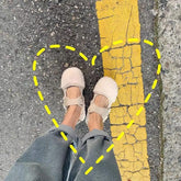 Bonitas sandalias retro de lona con velcro y tacón pequeño