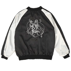 Chaqueta bomber con bordado de luna de Cutie Girl