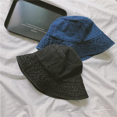 Denim Teenage Fashion 90S Fisherman Bucket Hat
