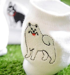 Calcetines bordados para perros