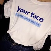 Camiseta de Facebook a 1 millón de personas no les gusta tu cara