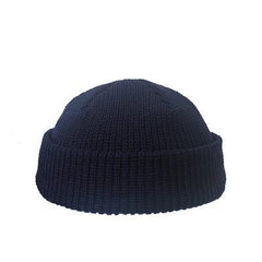 Gorro de punto de canalé grueso de pescador