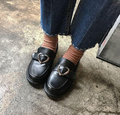 Botas Old School con hebilla de corazón