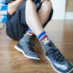 Indie Boho Hipster Geometric Patterns Ankle Socks