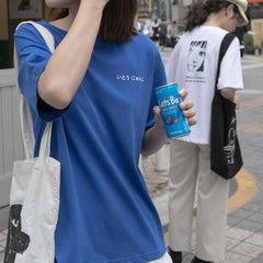 Übergroßes T-Shirt mit japanischem Anime-Comic-Buchstabenaufdruck