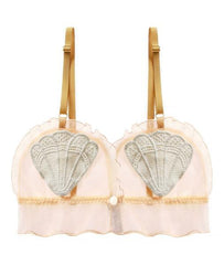 Spitze Meerjungfrau Muschel Transparent Süße Bralette