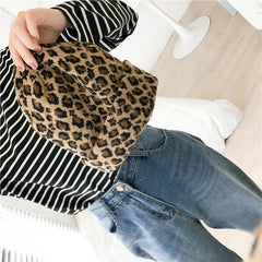 Leopard Animal Print Knitted Warm Beanie
