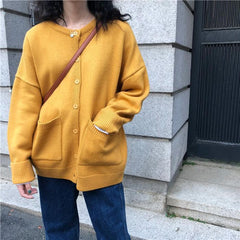 Suéter de manga larga con colores dulces