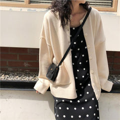 Suéter de manga larga con colores dulces