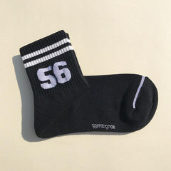 Lucky Sport Team Numbers Ankle Colorsful Socks