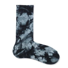 Calcetines estéticos con estampado tie-dye de mármol