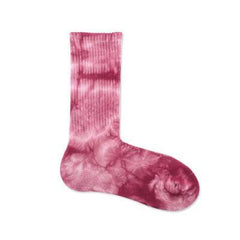 Calcetines estéticos con estampado tie-dye de mármol