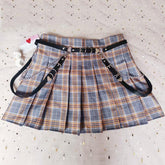 Metal Chains Goth Aesthetic Leather Garter Belts