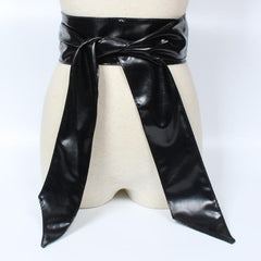 Metallic-Pu-Leder-Freestyle-Sci-Fi-Unisex-Gürtel