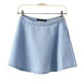 Mini Skirt Denim Blue