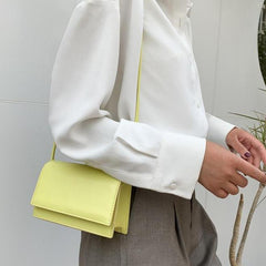 Minimalistic Simple Colour Small Square Bag