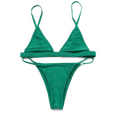 Minimalistic Simple Colour Triangle Bikini