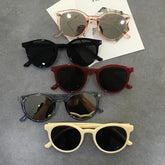 Mirror Shades Round Trendy Sunglasses