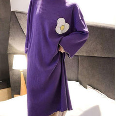 Pijama de cuello redondo con estampado de frutas, aguacate y piña