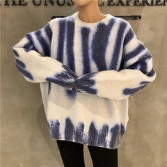 Suéter retro lavado de polar suave de gran tamaño