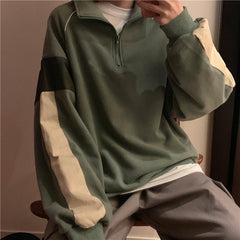 Oversized 90S Solid Colors Comfy Sweatshirt
