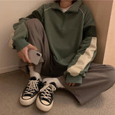 Oversized 90S Solid Colors Comfy Sweatshirt