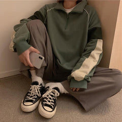 Oversized 90S Solid Colors Comfy Sweatshirt