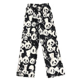 Panda Pattern Japanese Fashion Straight Pants
