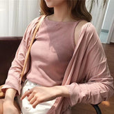 Pink Black White Sleeveless Basic Straps Top