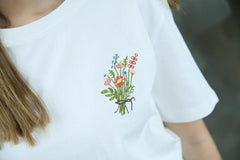 Plant Flowers Embroidery Patch Tshirt