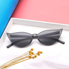 Plastic Transparent Sharp Corners Colorful Sunglasses