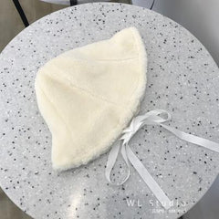 Gorro de peluche cálido para invierno