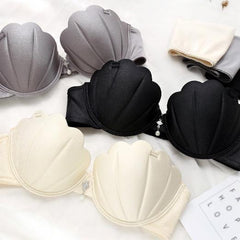Push Up Mermaid Shells Bra Set