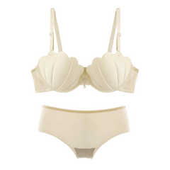 Push Up Mermaid Shells Bra Set