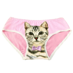 Höschen mit Pussy-Cat-Print