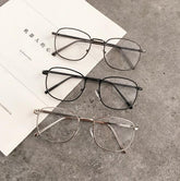 Retro Aesthetic Metal Thin Frame Glasses