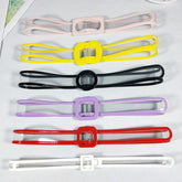 Retro Colorful Edge Transparent Women Belt