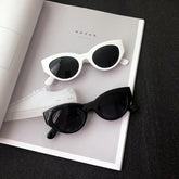 Retro Plastic Round Frame Sunglasses