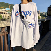 Sale Chmps Logo Loose Long Sleeve Shirt