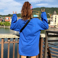 Sale Chmps Logo Loose Long Sleeve Shirt