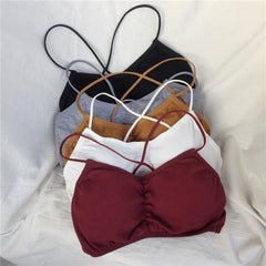 Verkauf Baumwolle Camis Bh Top Strappy Zurück Unterwäsche